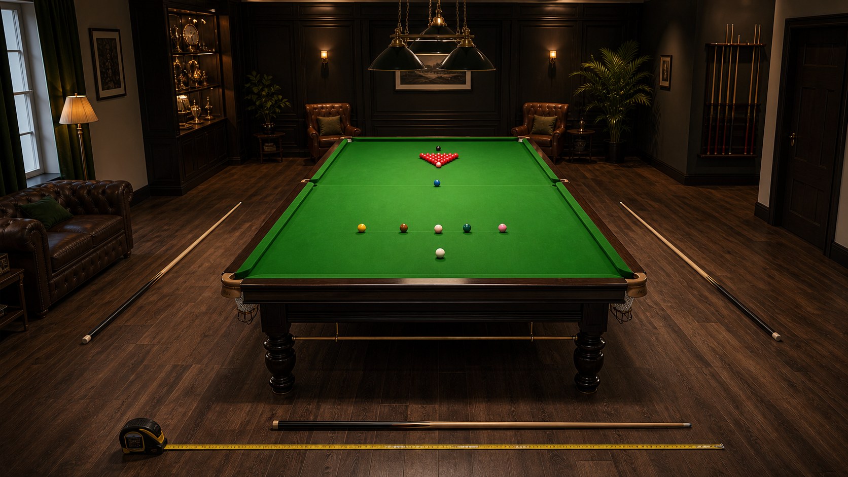 How Much Space Do You Need for a Snooker Table? featured image for The Break Room