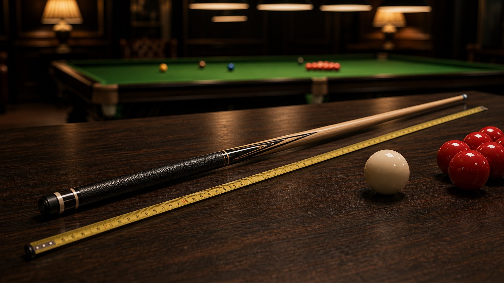How to Choose a Snooker Cue for Your Height featured image for The Break Room