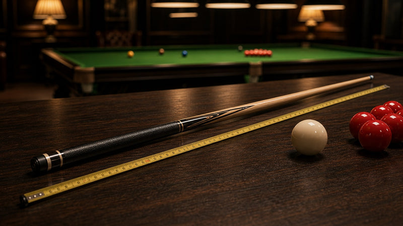 How to Choose a Snooker Cue for Your Height featured image for The Break Room
