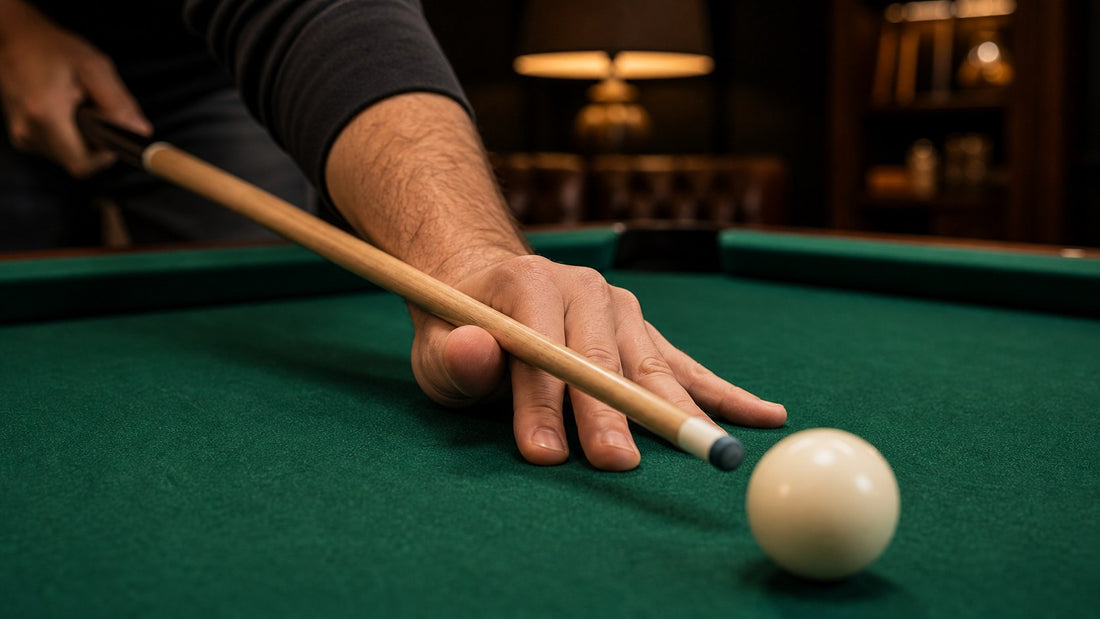 How to Hold a Pool Cue Properly featured image for The Break Room