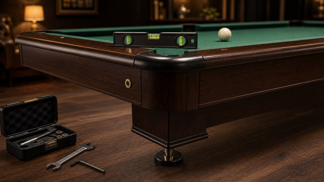 How to Level a Pool Table at Home featured image for The Break Room