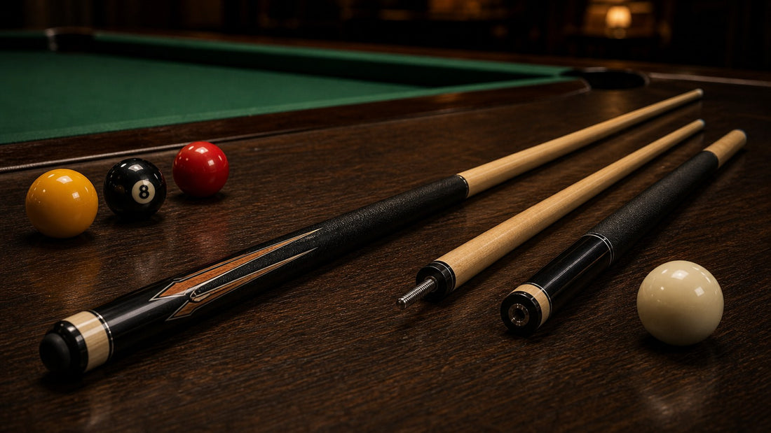 One-Piece vs Two-Piece Pool Cues: Which Is Better? featured image for The Break Room