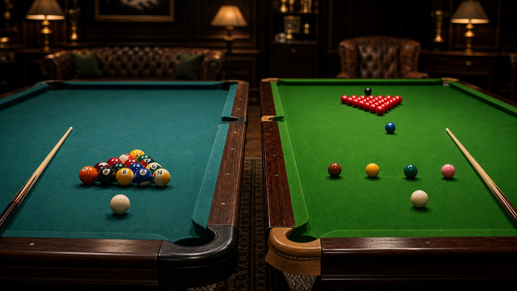Pool or Snooker: Which Cue Sport Is Easier to Learn? featured image for The Break Room