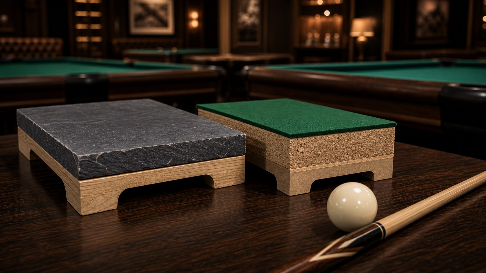Slate Bed vs MDF Pool Tables: Which Should You Buy? featured image for The Break Room
