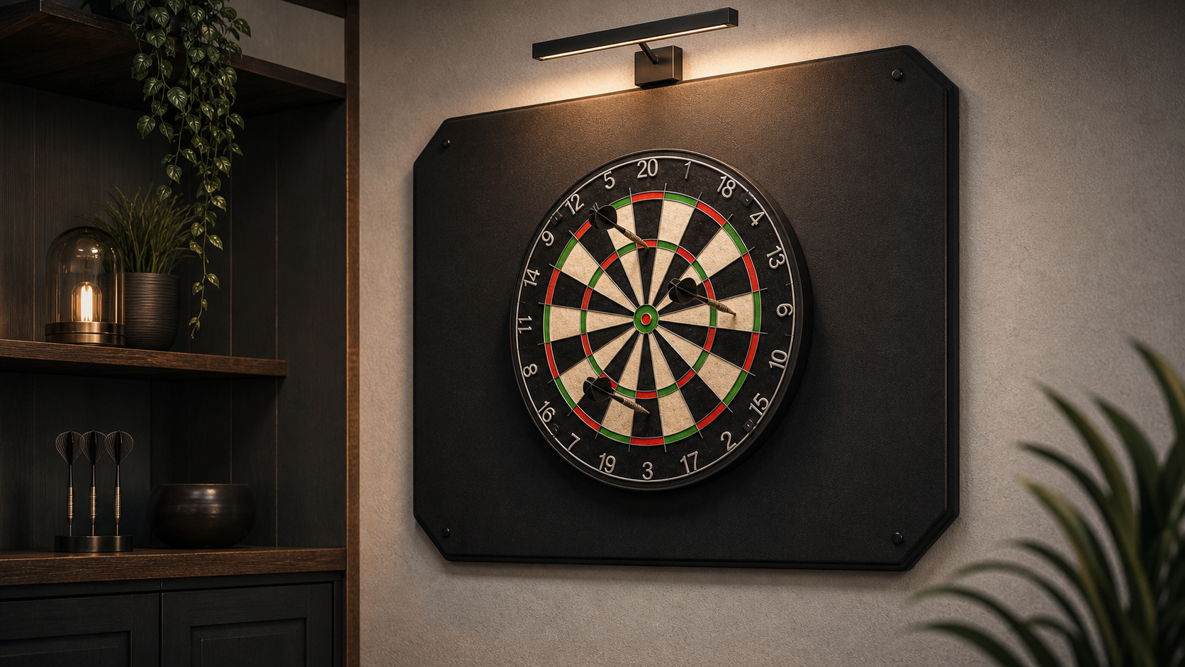 Best thing behind a dartboard featured image with protective surround