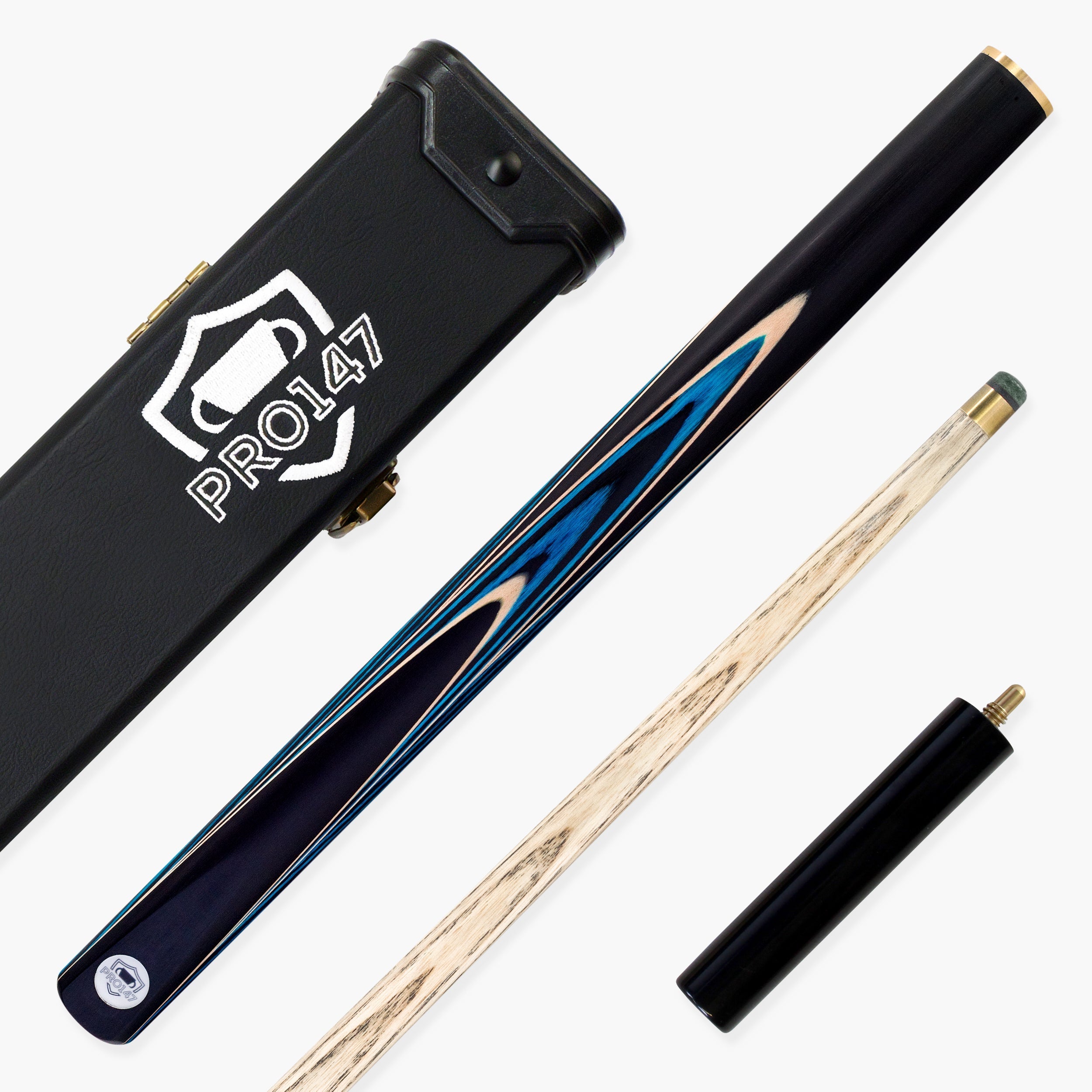 PRO147 Azure Pearl 3/4 cue and case set Cue + Case