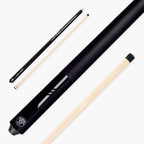 Jonny 8 Ball black American pool break cue Cue + Case
