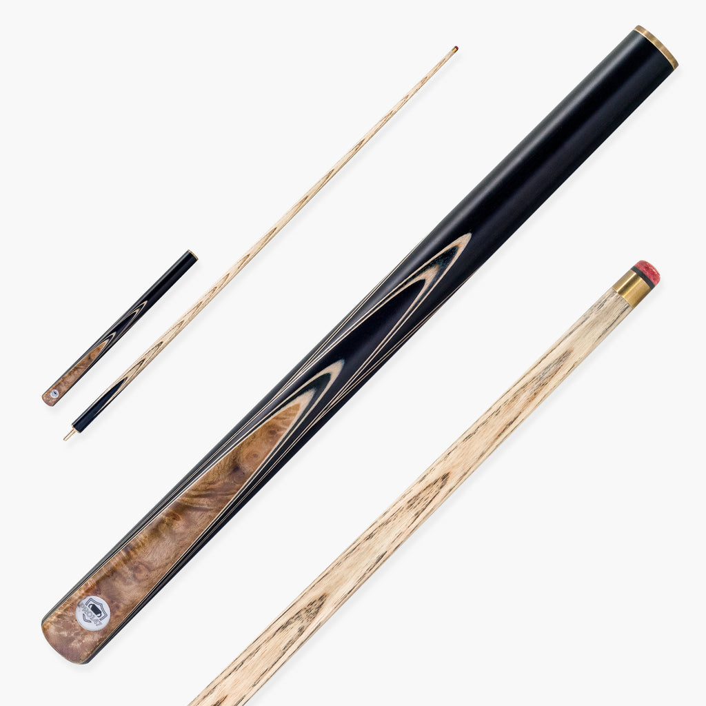 PRO147 Pearl Series Gold Burl 3/4 cue Cue + Case