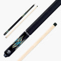 Jonny 8 Ball Aqua Riss American pool break jump cue Cue + Case