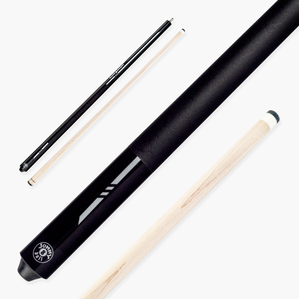 Jonny 8 Ball black 58-inch American pool cue Cue + Case
