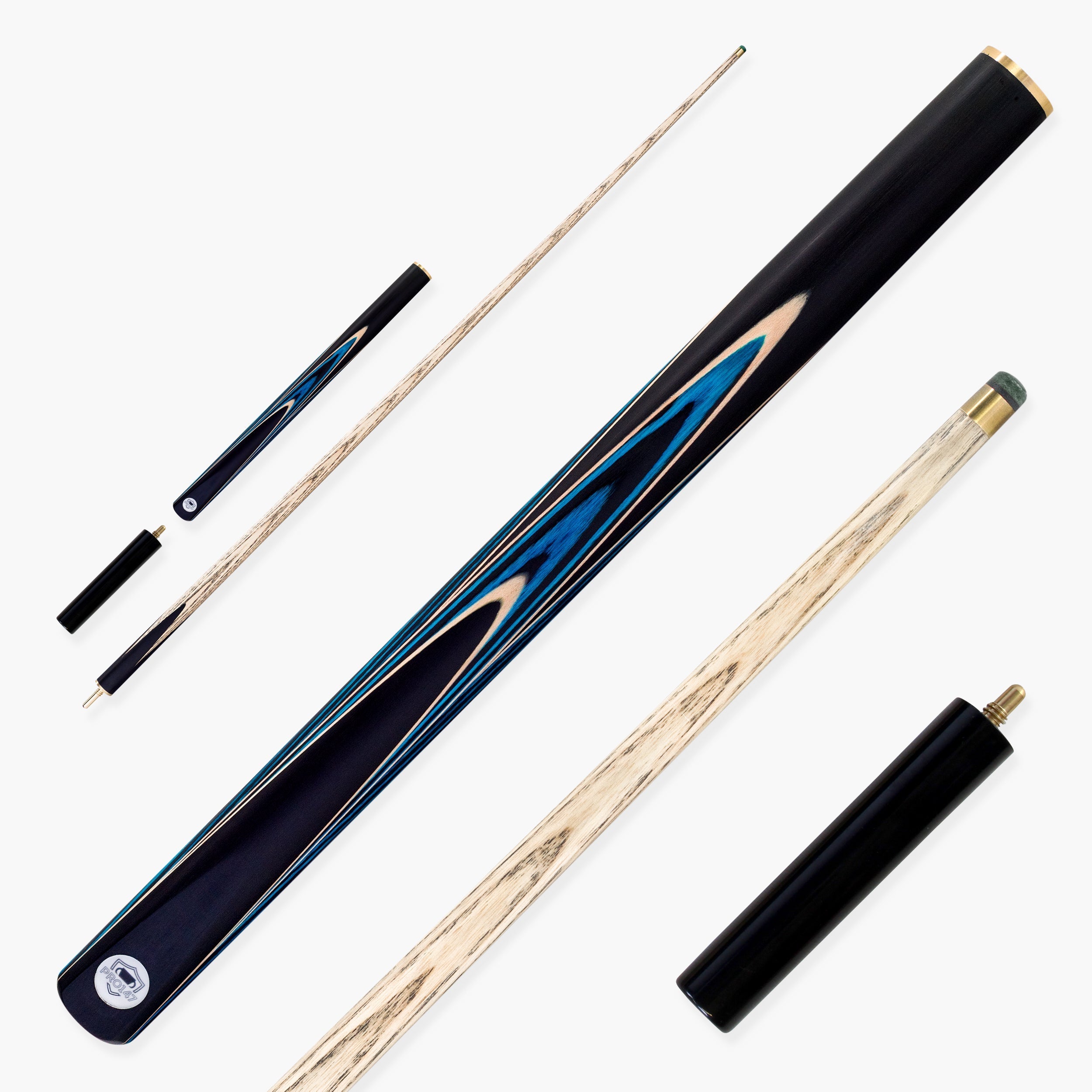 PRO147 Azure Pearl 3/4 cue Cue + Case