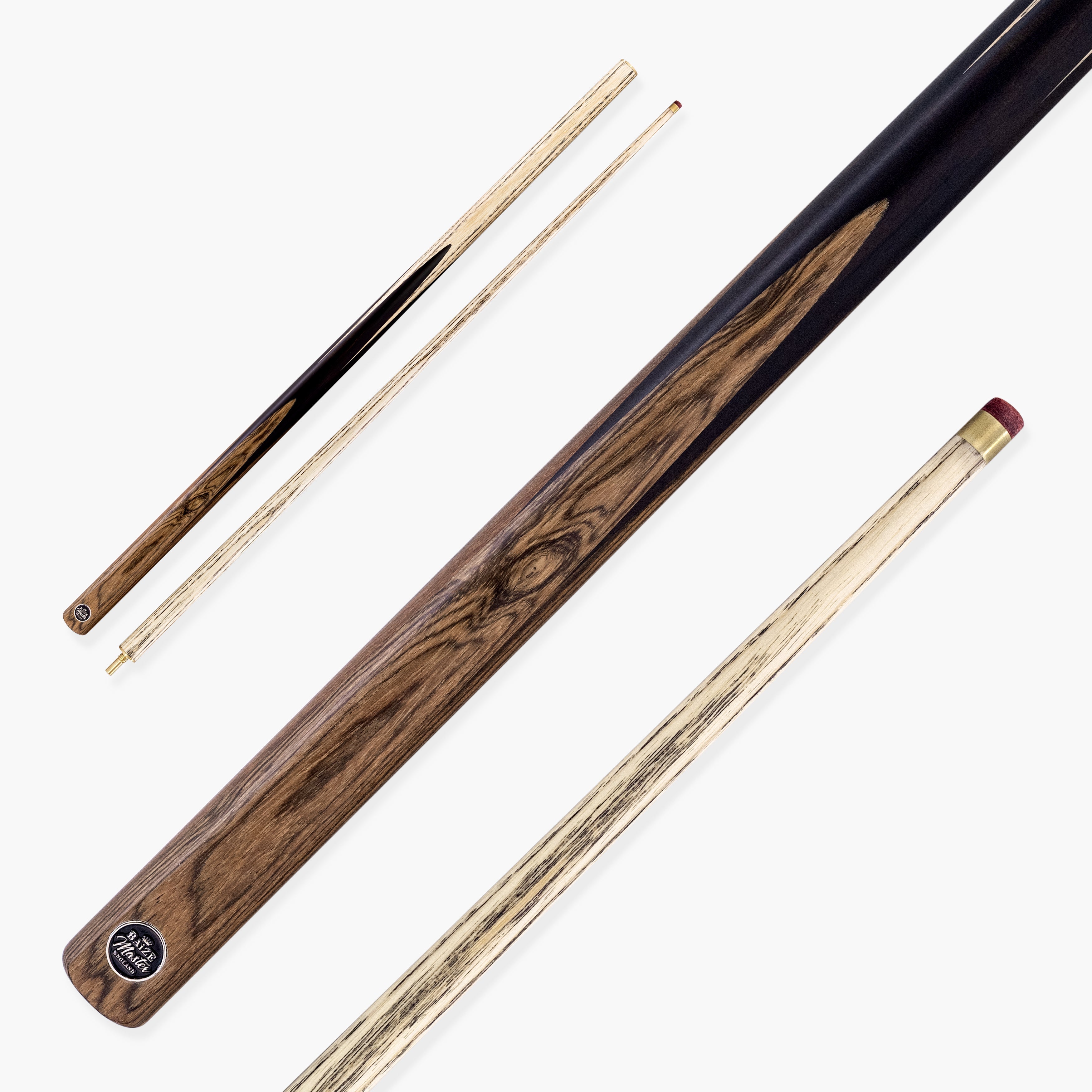 Baize Master Golden Sandalwood 57-inch cue - 9.5mm tip Cue + Case