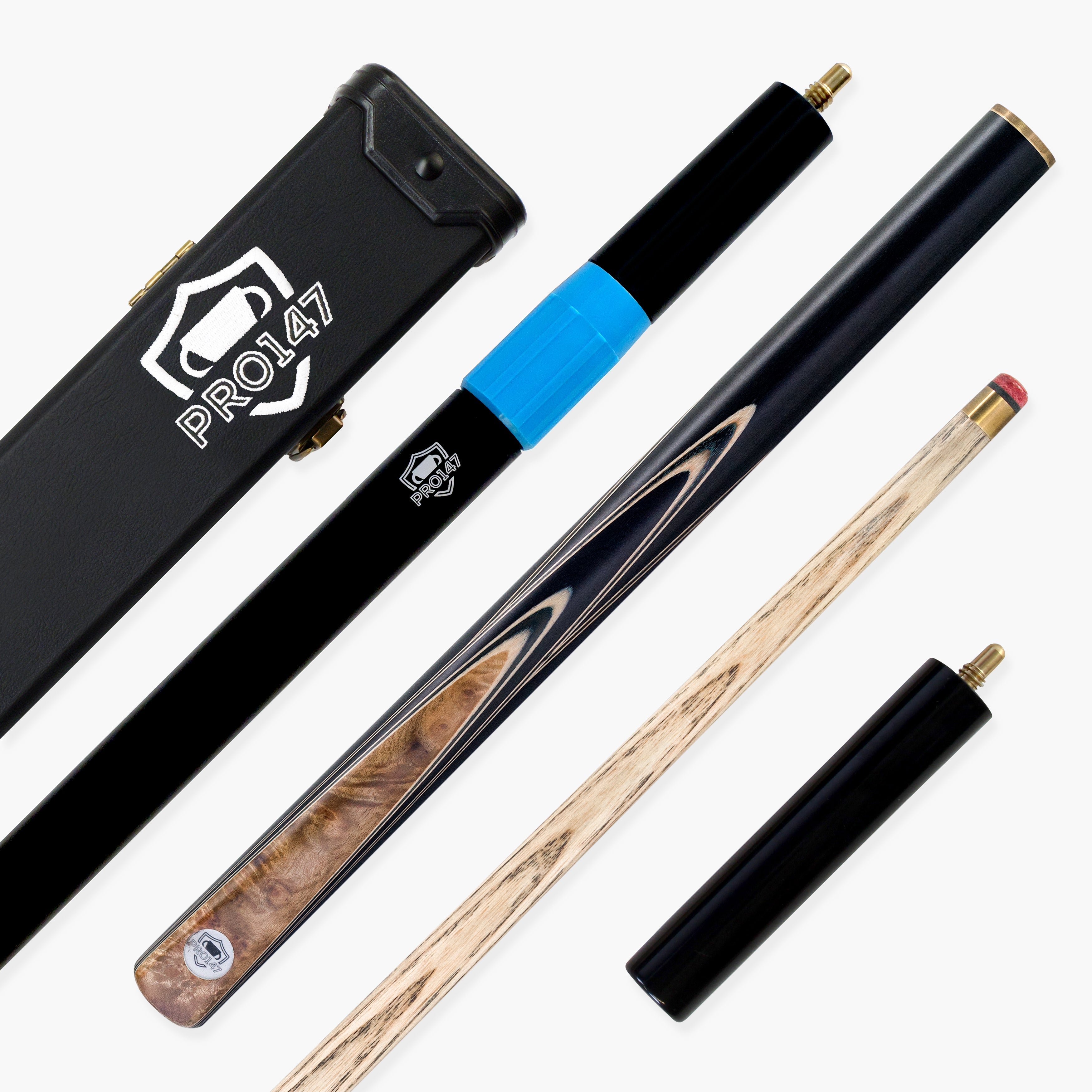 PRO147 Pearl Series Gold Burl 3/4 cue and case set Cue + Case