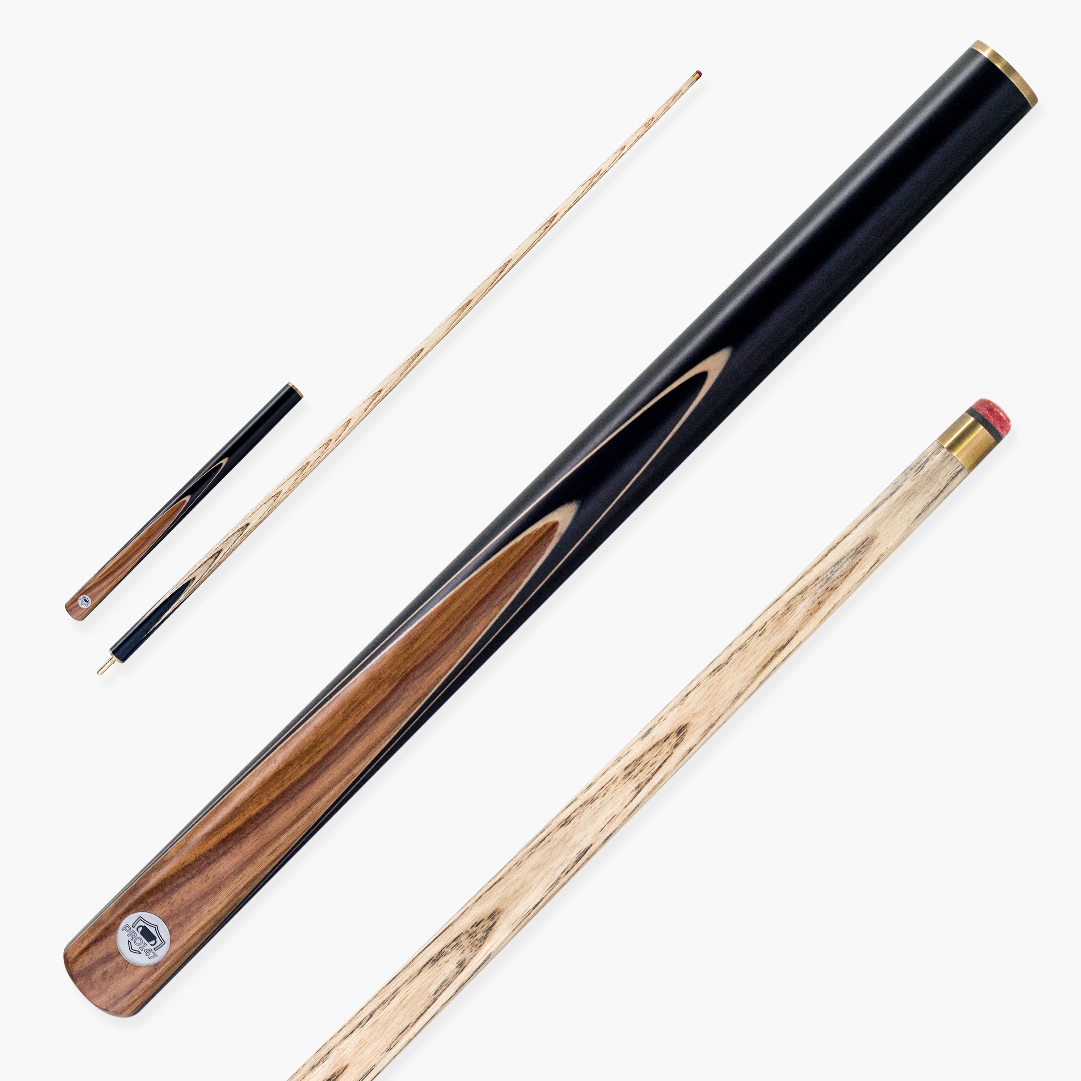 PRO147 Pearl Series Hazel Burl 3/4 cue Cue + Case