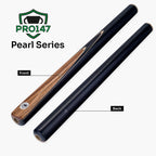 PRO147 Pearl Series Hazel Burl 3/4 cue Cue + Case