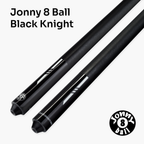Jonny 8 Ball black 58-inch American pool cue Cue + Case