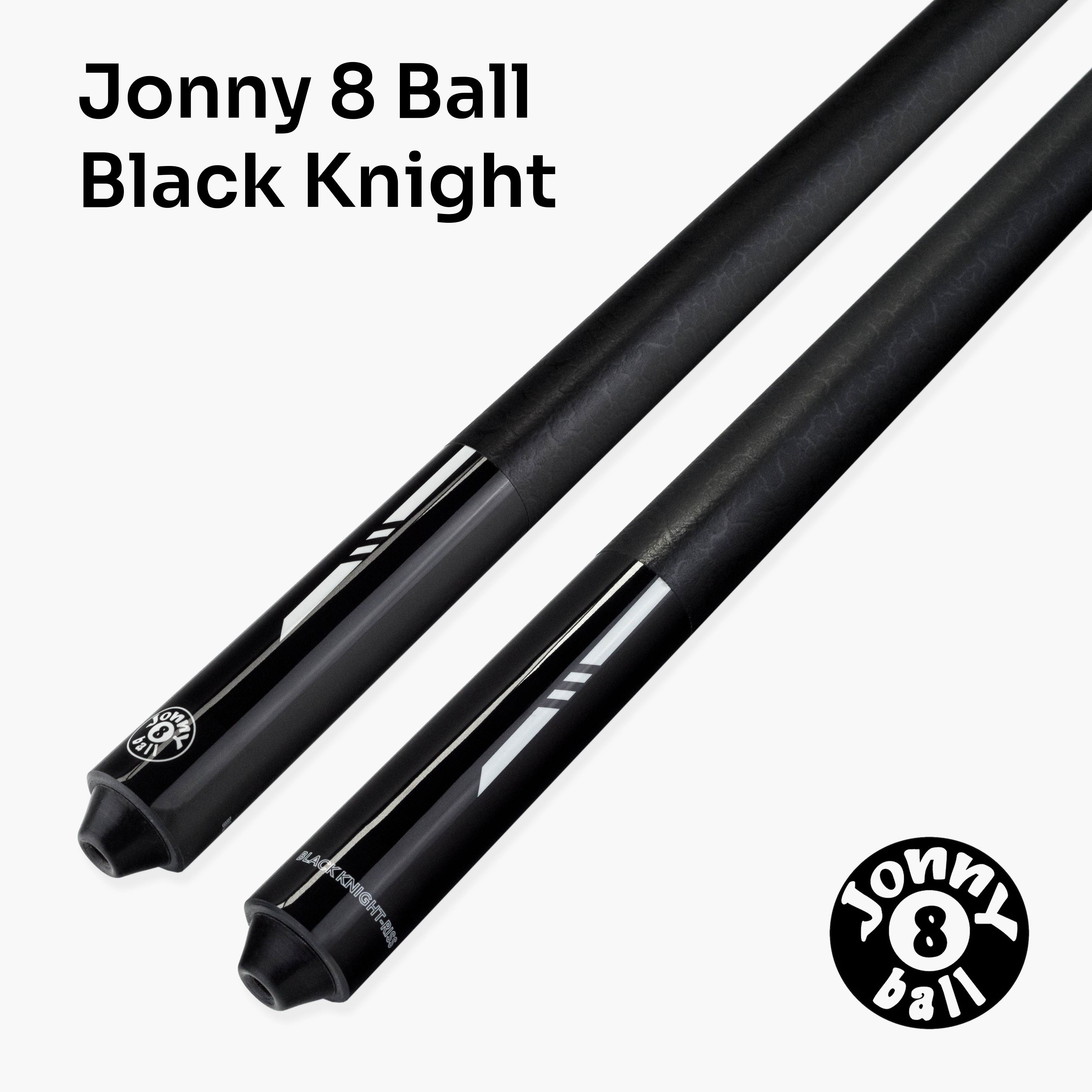 Jonny 8 Ball black 58-inch American pool cue Cue + Case