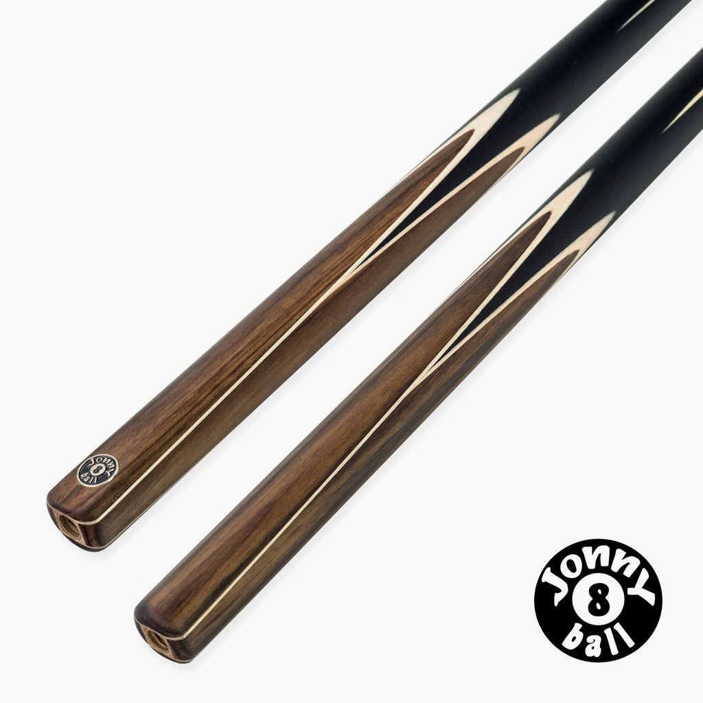 Jonny 8 Ball Walnut 57-inch one-piece pool cue Cue + Case