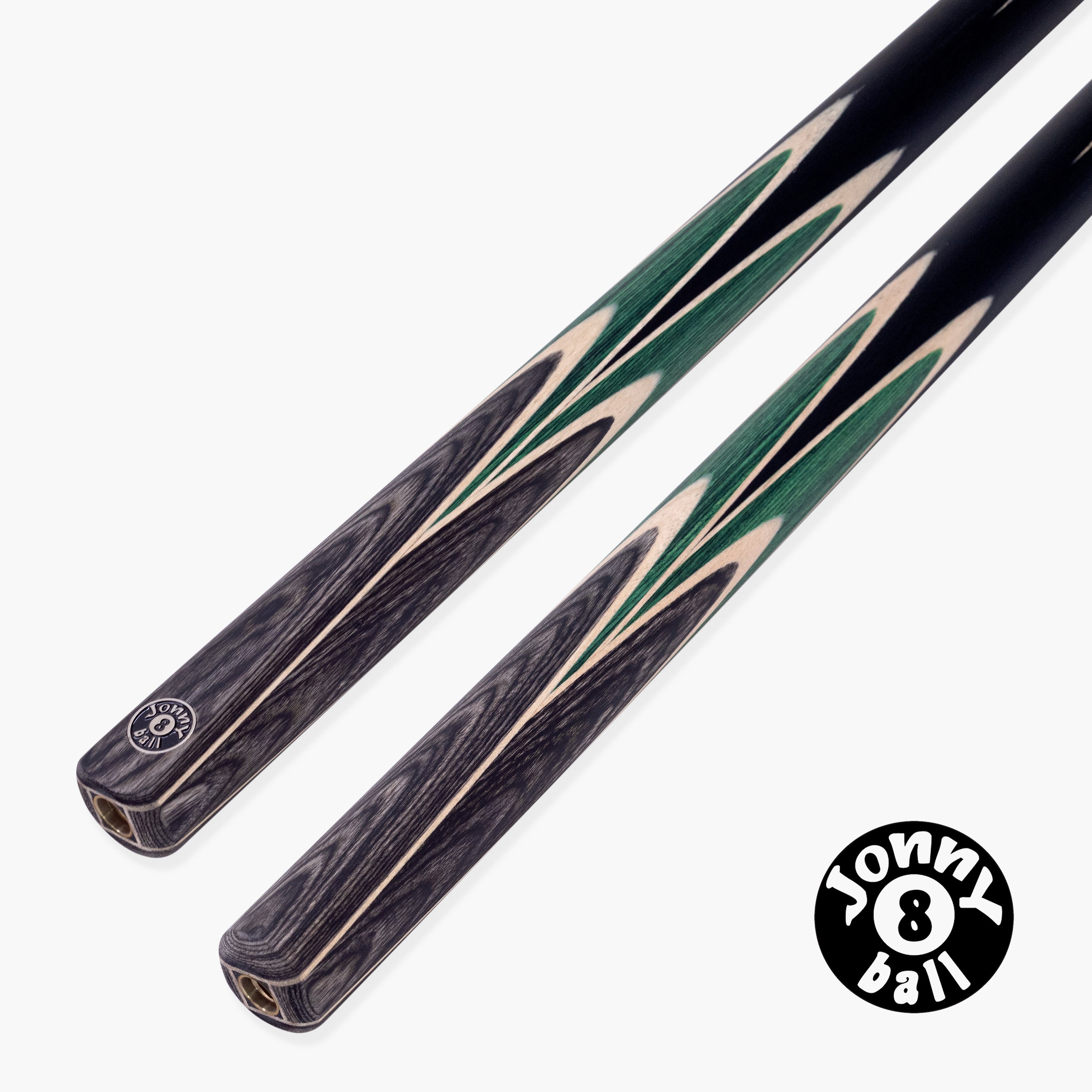 Jonny 8 Ball Vortex 57-inch 2-piece pool cue Cue + Case