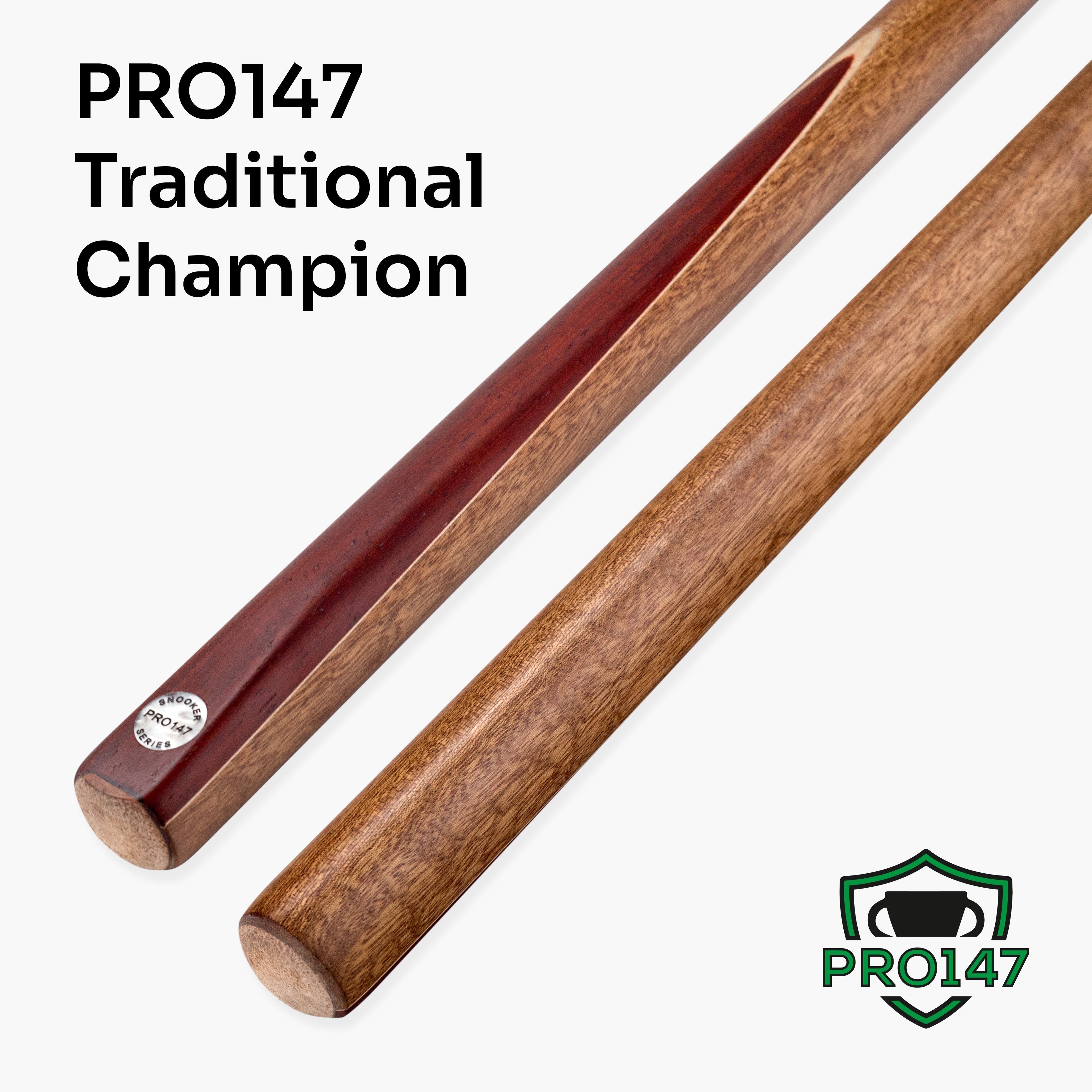 PRO147 Traditional Champion 57-inch 2-piece cue Cue + Case