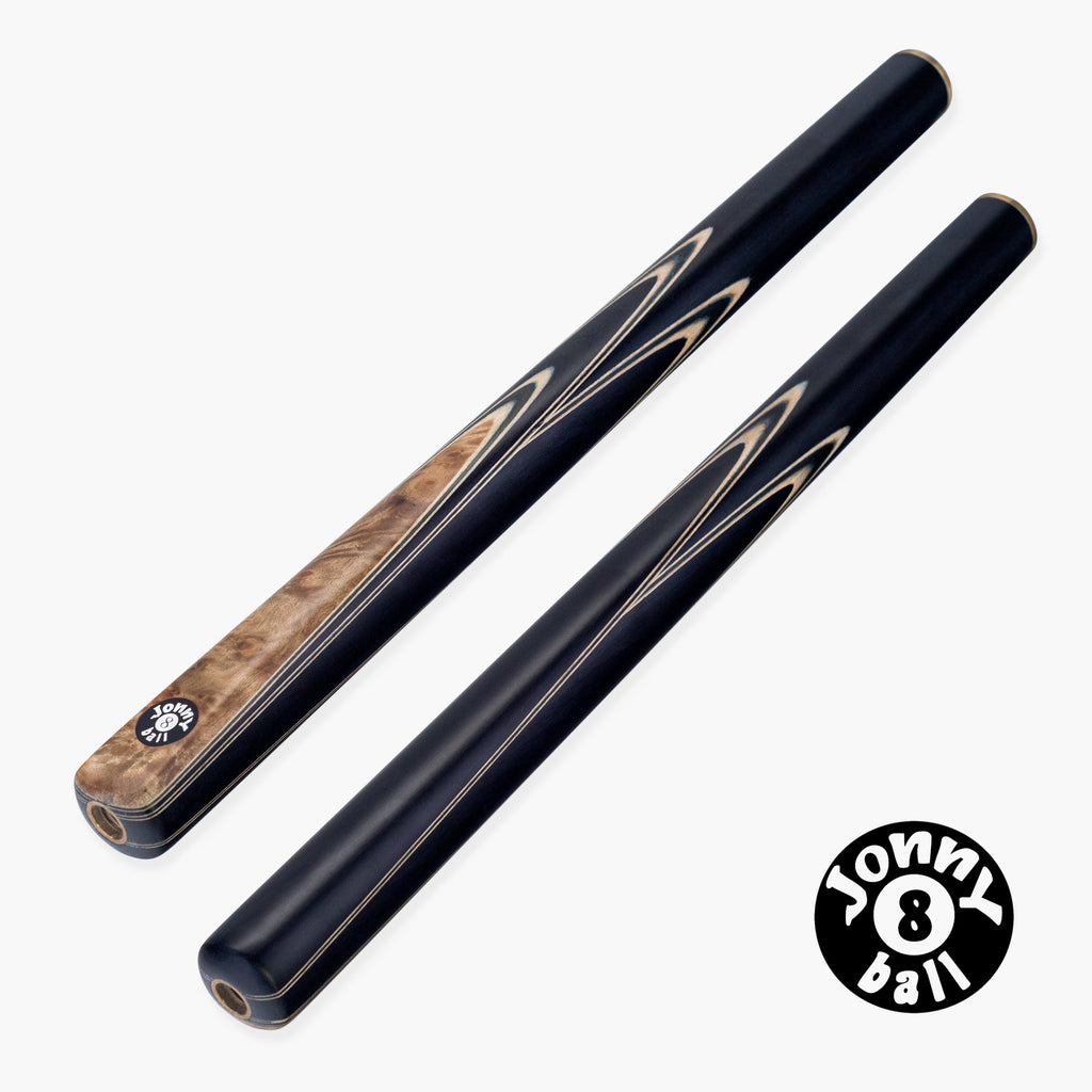 Jonny 8 Ball Pearl Series Gold Burl 3/4 cue and case set Cue + Case