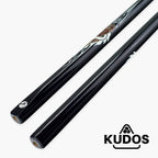 Kudos Flaming Tiger 57-inch one-piece pool cue Cue + Case