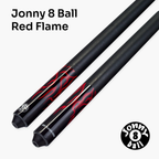 Jonny 8 Ball black 58-inch American pool cue Cue + Case