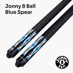 Jonny 8 Ball blue 58-inch American pool cue Cue + Case