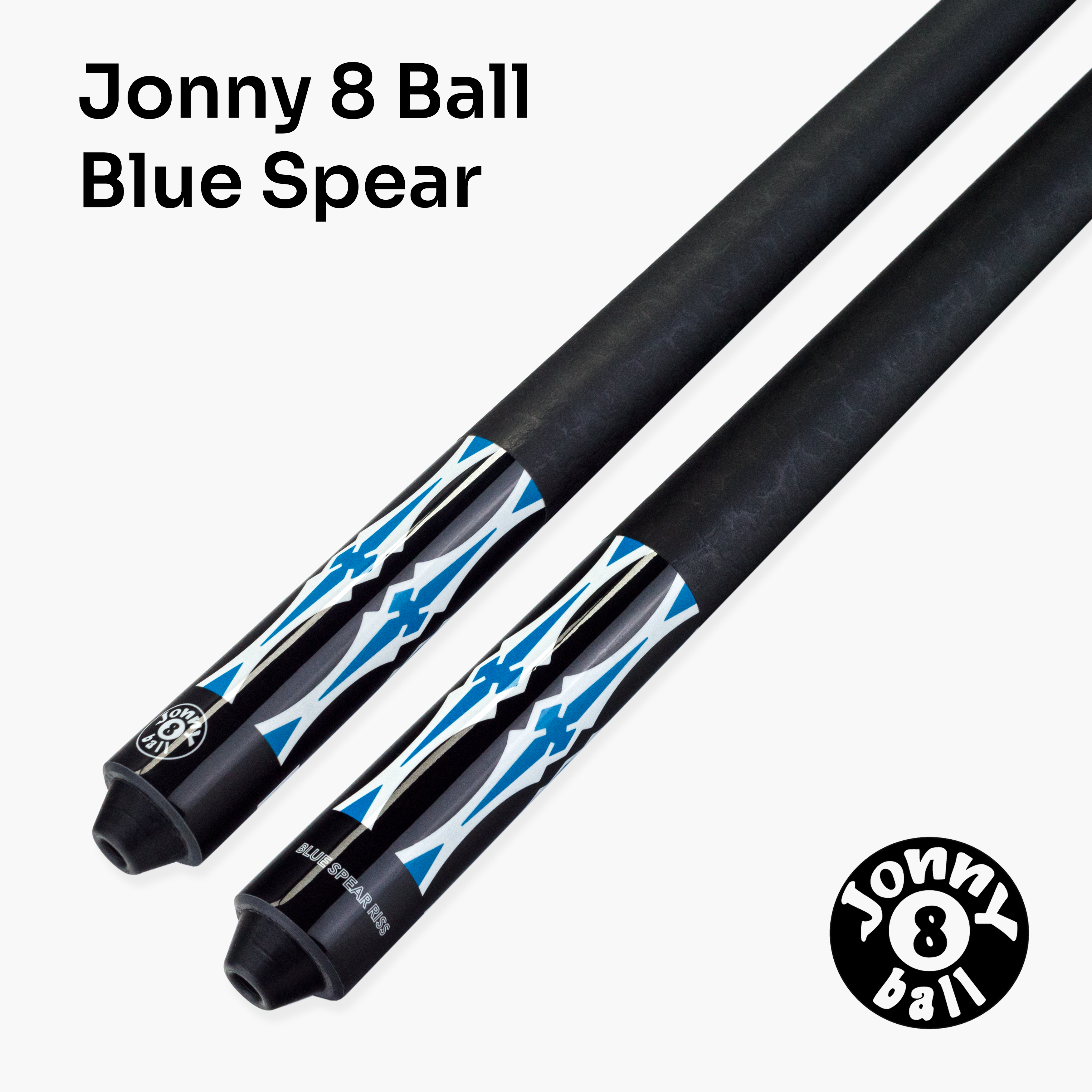 Jonny 8 Ball blue 58-inch American pool cue Cue + Case