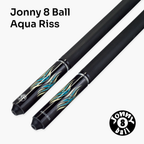 Jonny 8 Ball blue 58-inch American pool cue Cue + Case