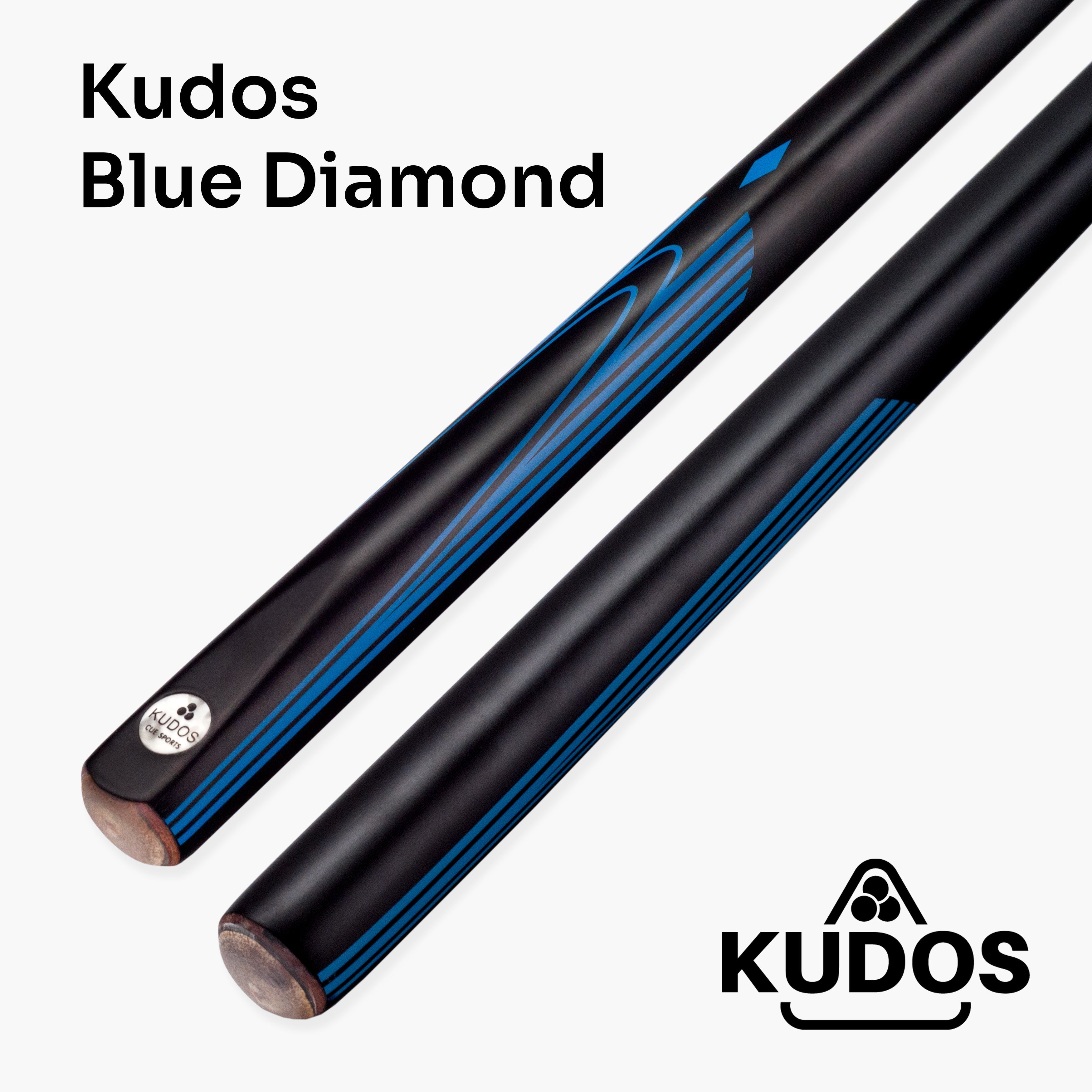 Kudos Diamond 57-inch 2-piece cue Cue + Case