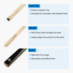 Spartan Fury Conquest 2-piece cue