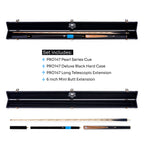 PRO147 Pearl Series Hazel Burl 3/4 cue and case set Cue + Case