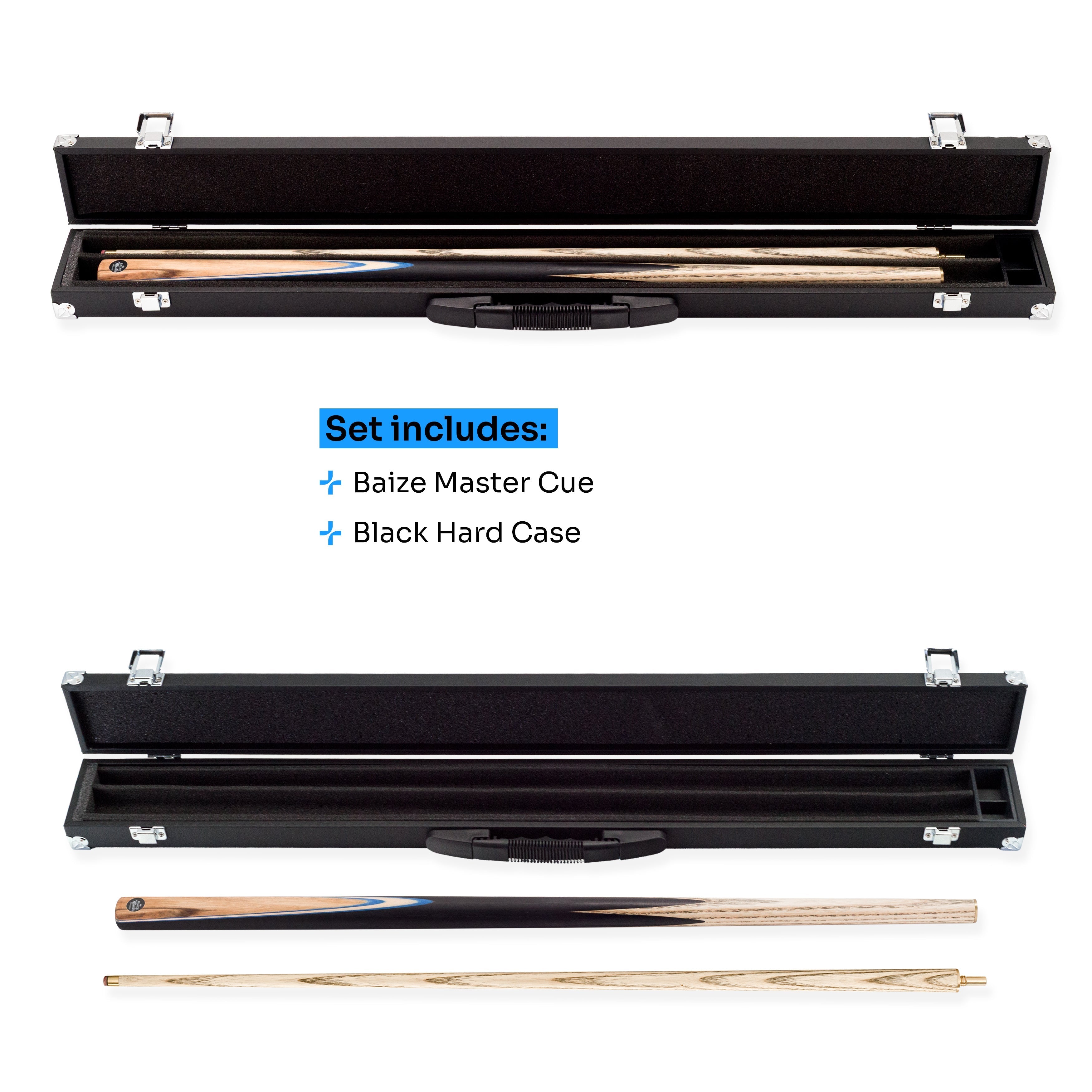 Baize Master Challenger cue and case set Cue + Case