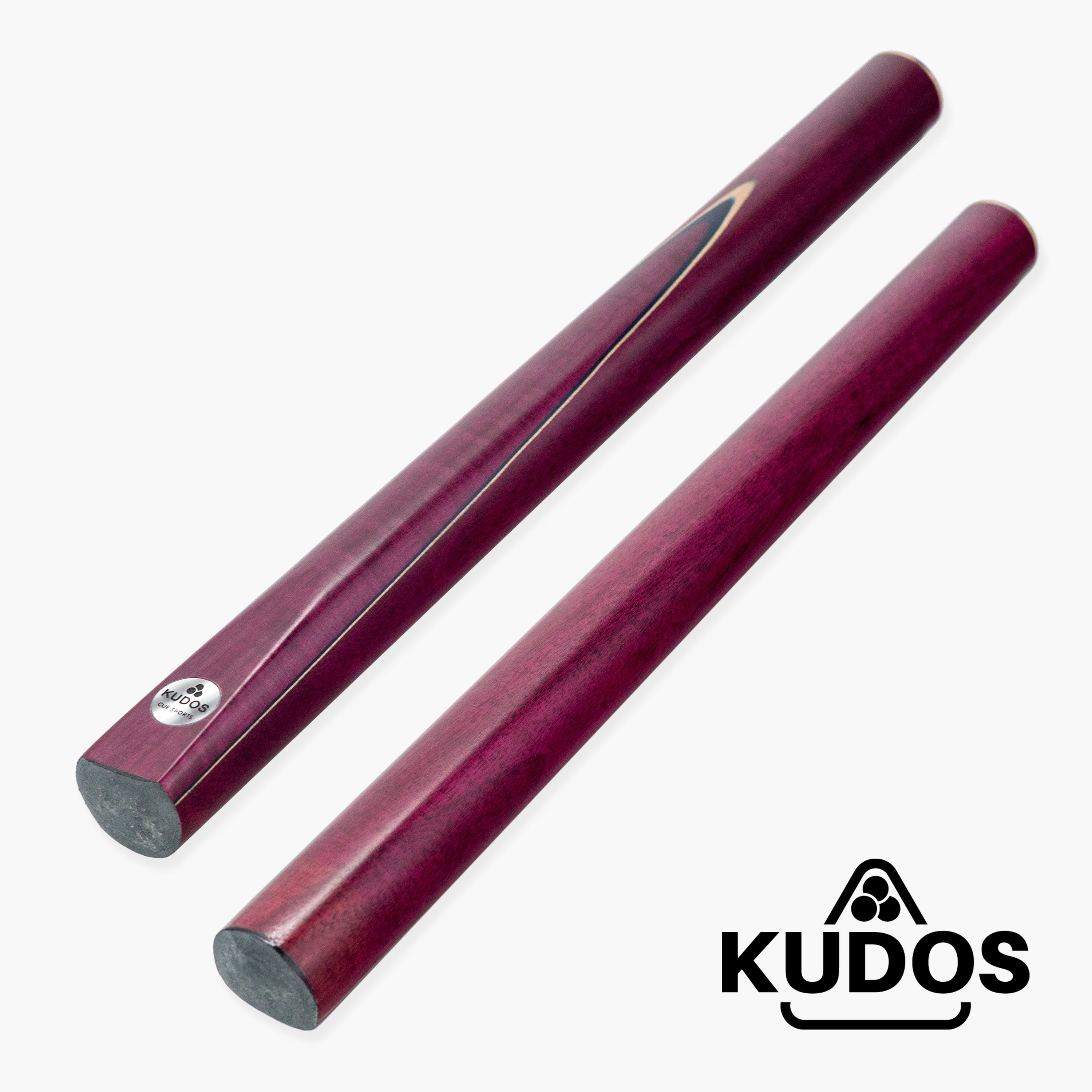 Kudos Purple Heart heavy weight 3/4 cue and case set Cue + Case