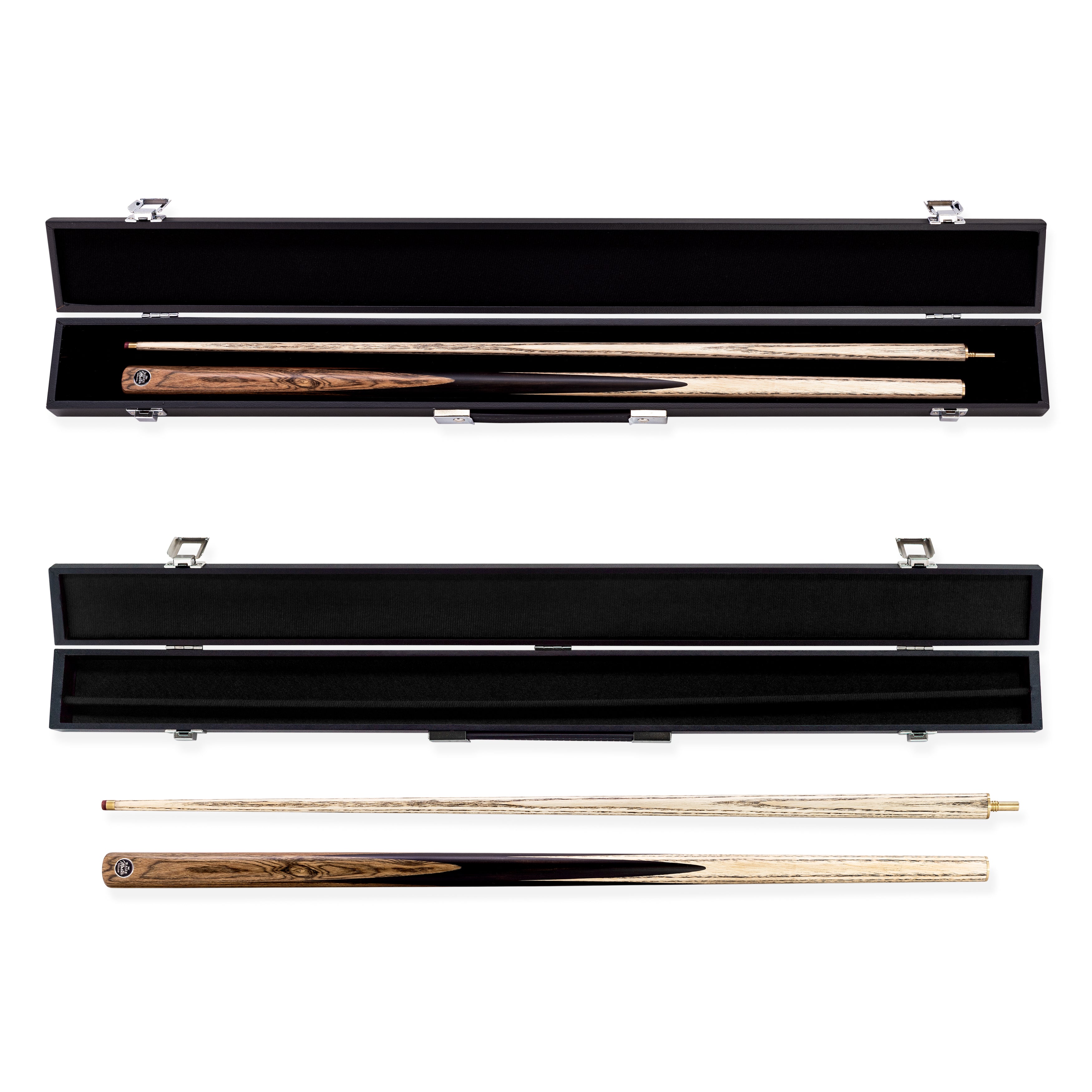 Baize Master Golden Sandalwood pool cue and case set - 9.5mm tip Cue + Case
