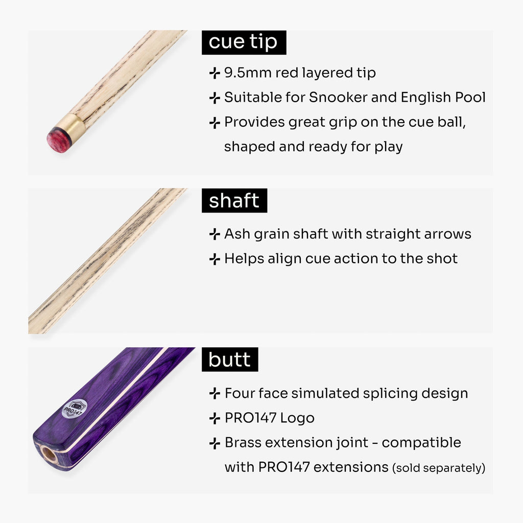 PRO147 Windsor cue and case set Cue + Case