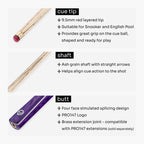 PRO147 Windsor cue and case set Cue + Case