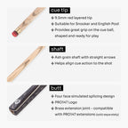 PRO147 Windsor cue and case set Cue + Case