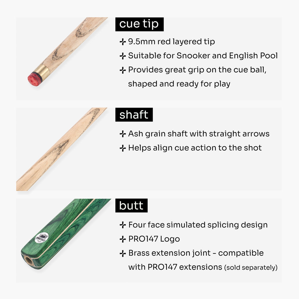 PRO147 Windsor cue and case set Cue + Case