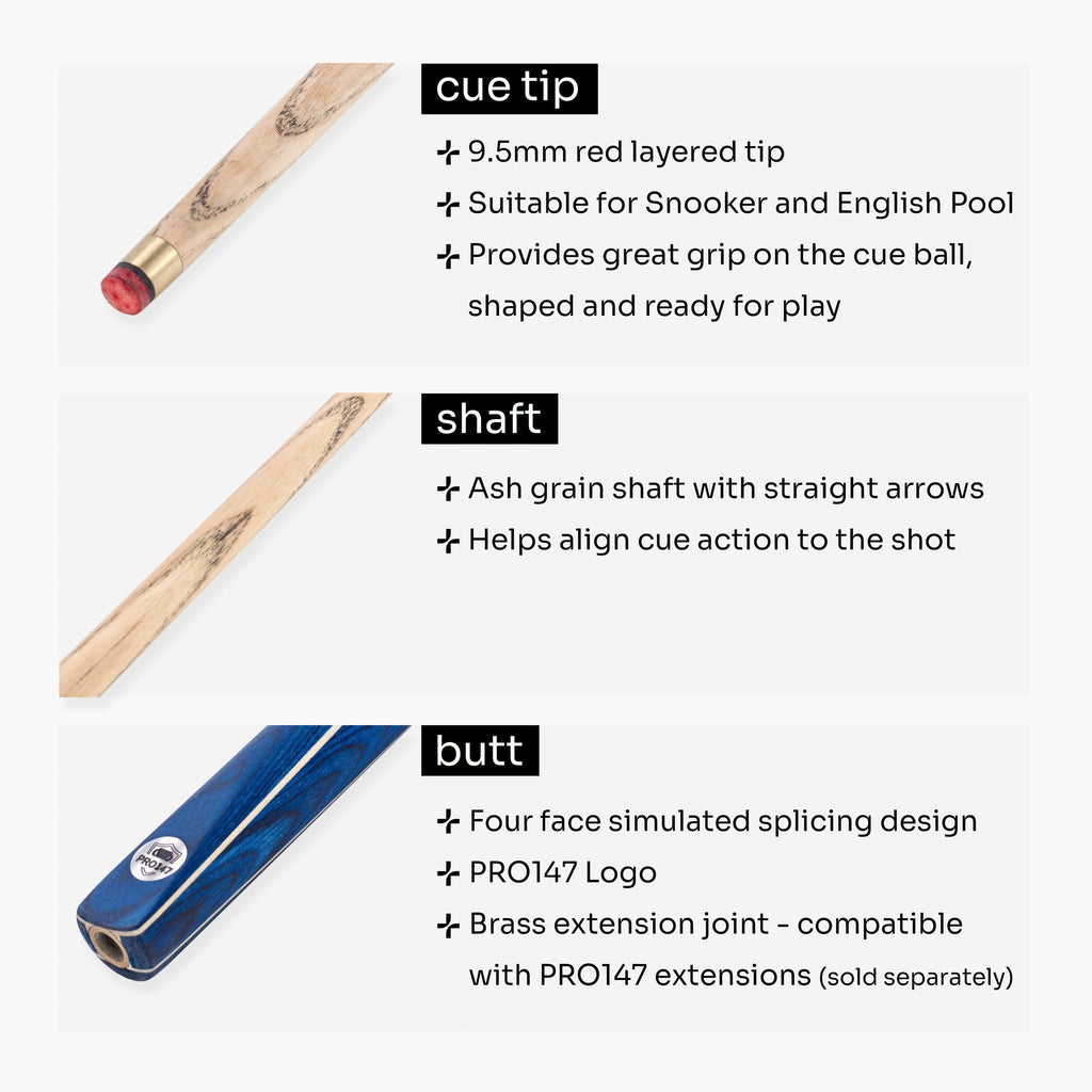 PRO147 Windsor cue and case set Cue + Case