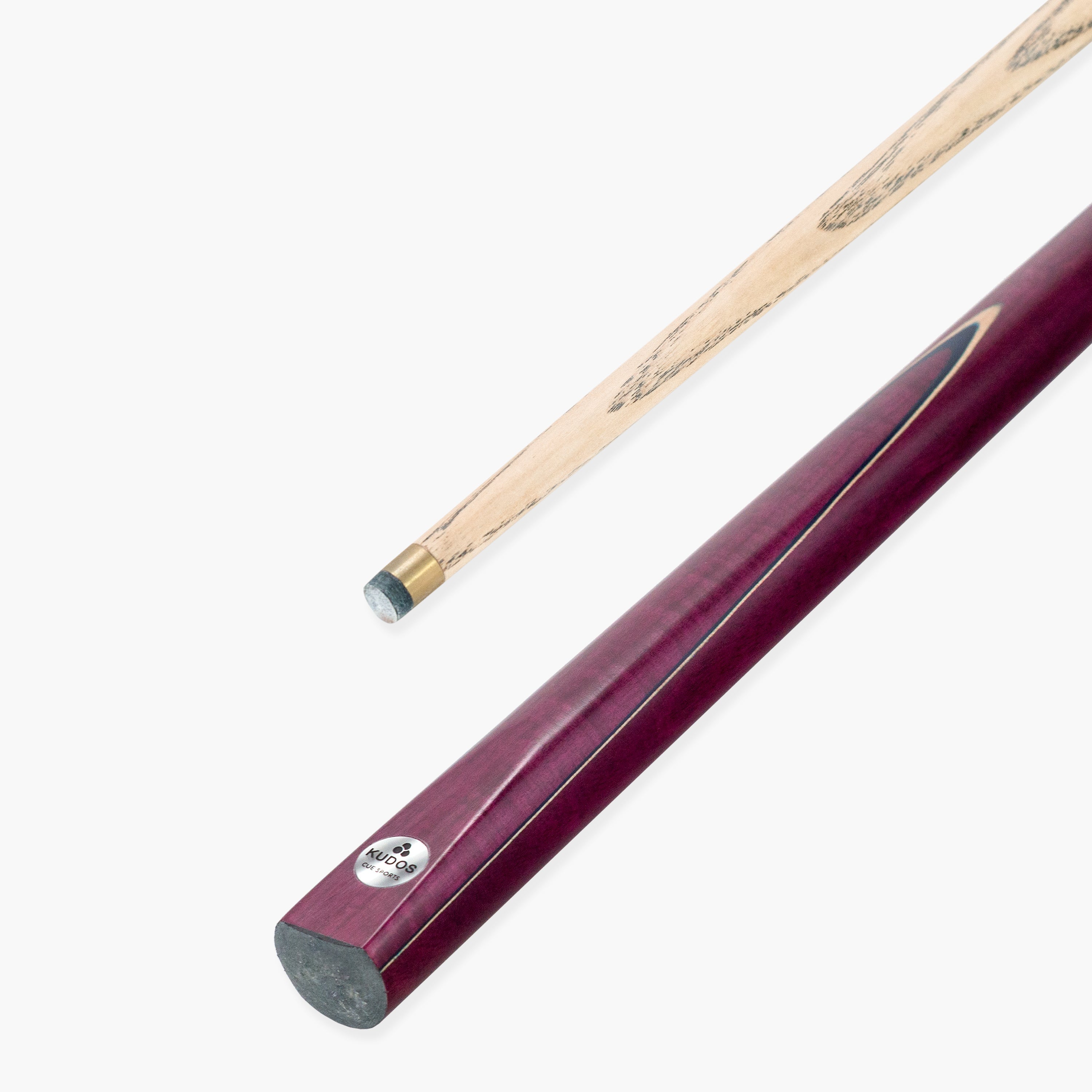 Kudos Purple Heart heavy weight 3/4 cue Cue + Case