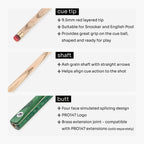 PRO147 Windsor 57-inch 2-piece cue Cue + Case