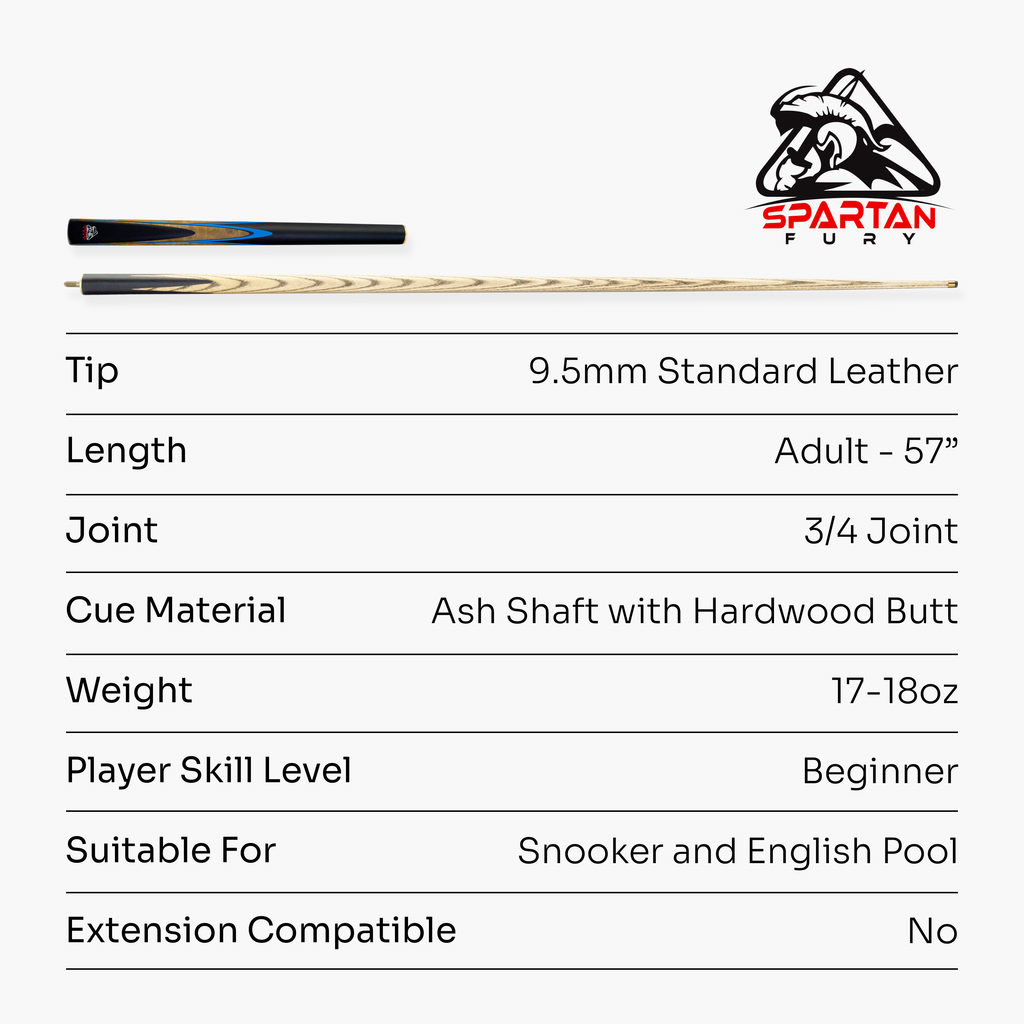 Spartan Fury Vanquish 57-inch 3/4 cue