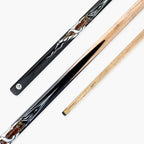 Kudos Flaming Tiger 57-inch one-piece pool cue Cue + Case
