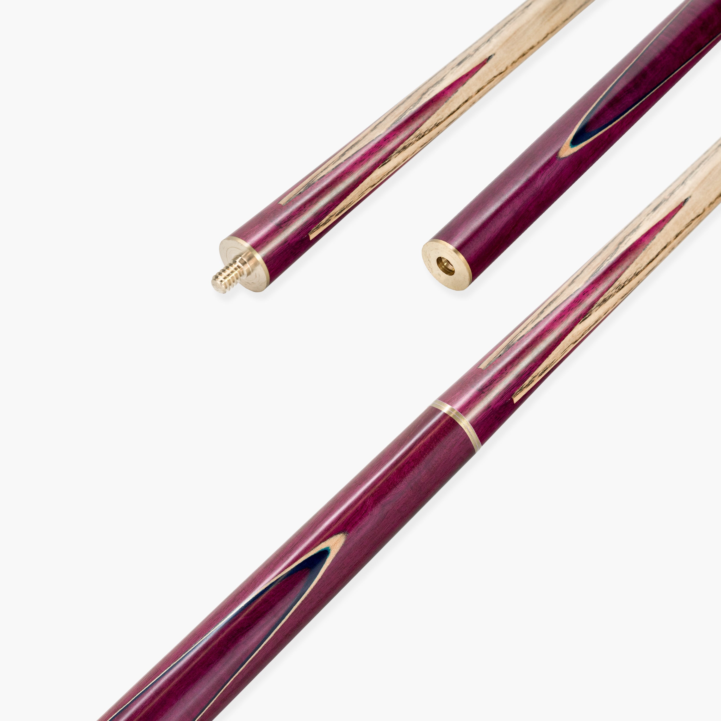 Kudos Purple Heart heavy weight 3/4 cue and case set Cue + Case