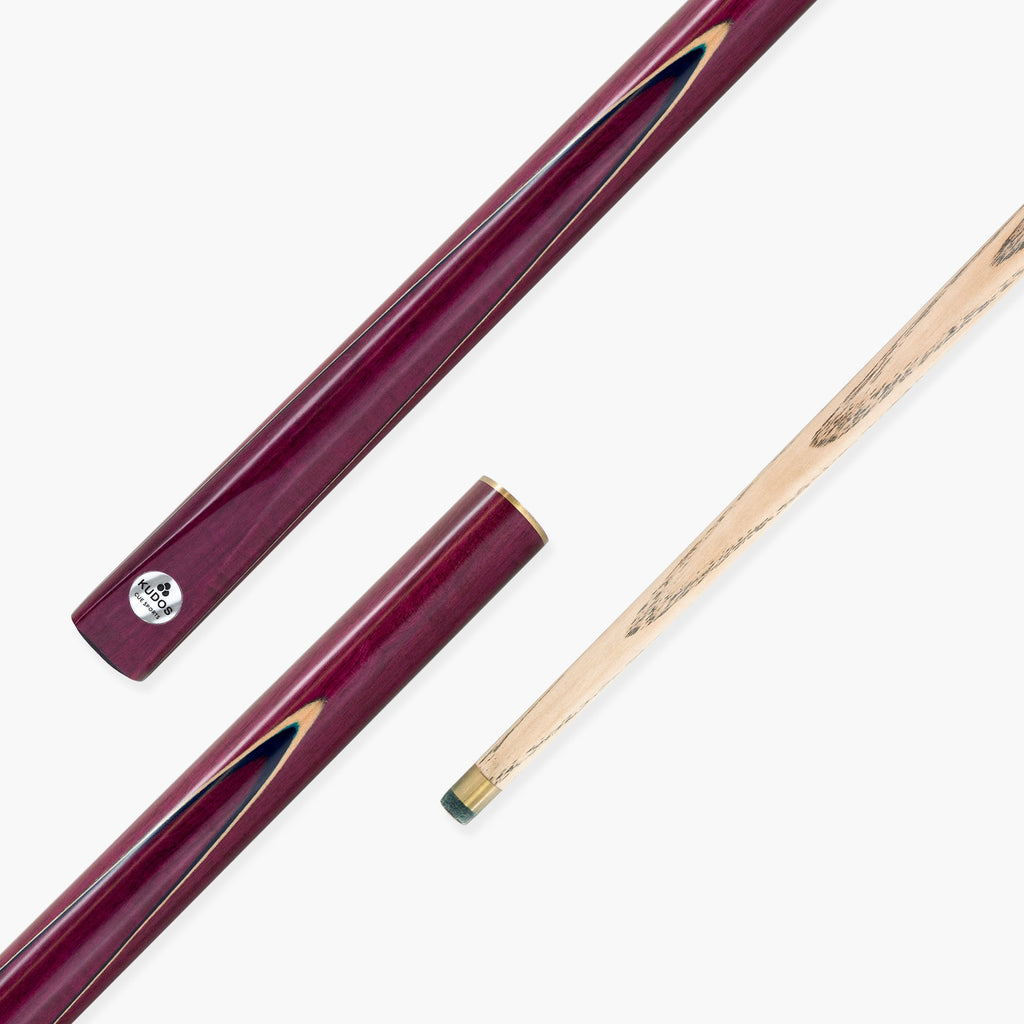 Kudos Purple Heart heavy weight 3/4 cue Cue + Case