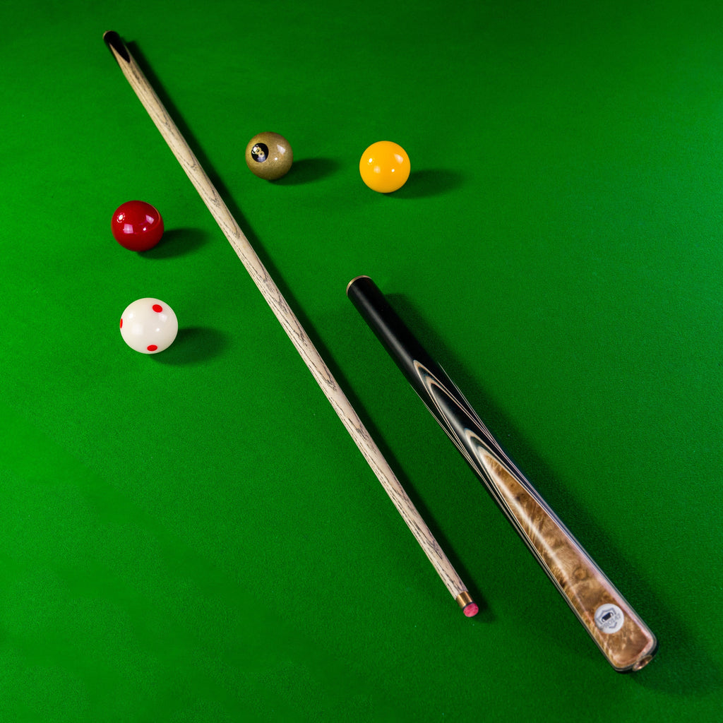 PRO147 Pearl Series Gold Burl 3/4 cue Cue + Case