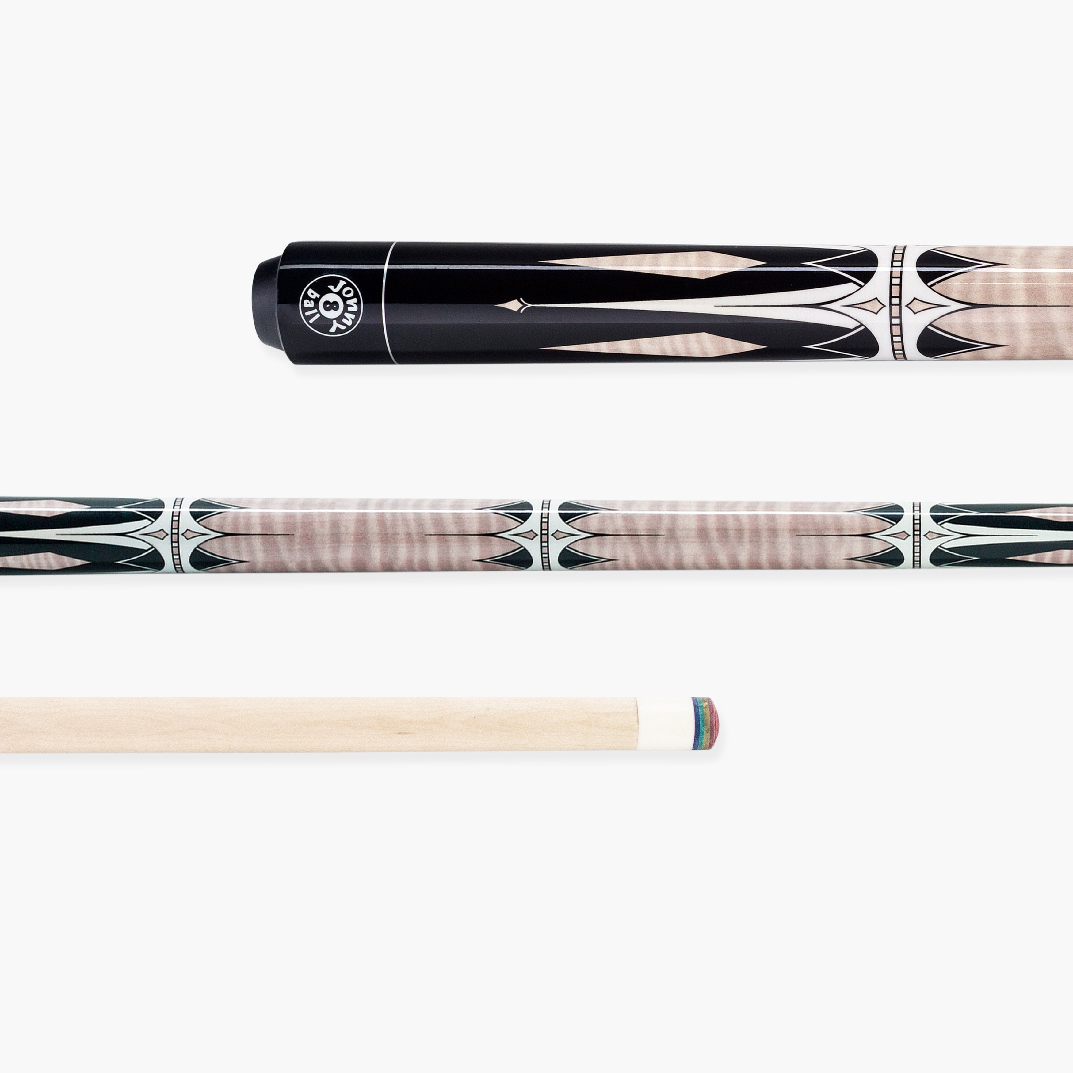 Jonny 8 Ball Harpoon 58-inch American pool cue Cue + Case
