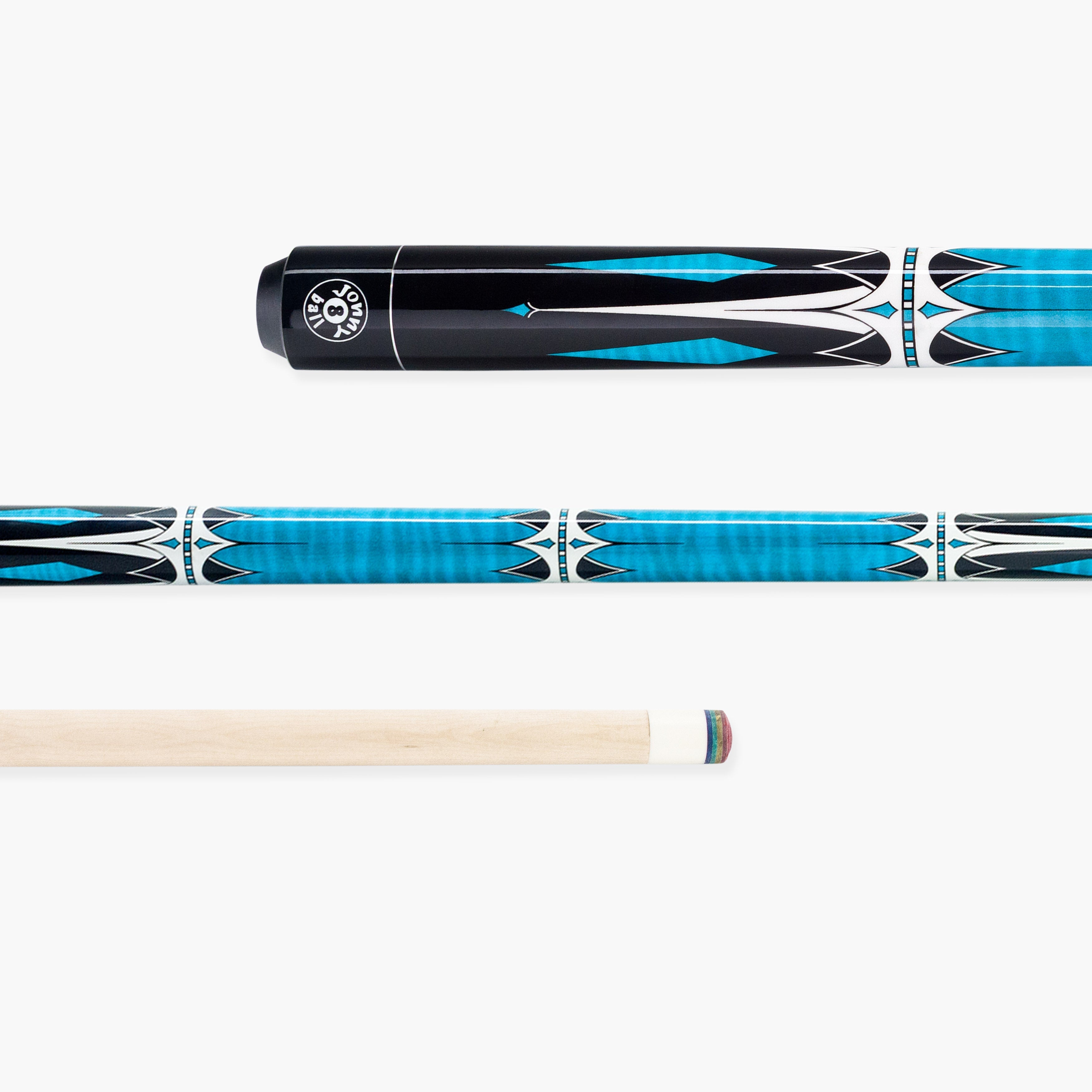 Jonny 8 Ball Harpoon 58-inch American pool cue Cue + Case